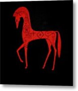 Etruscan Horse Metal Print