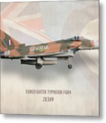 Eurofighter Typhoon Fgr4 Zk349 Metal Print