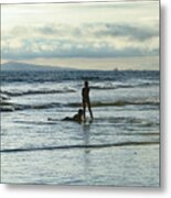 Evening At The Ocean Metal Print