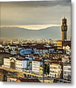 Evening In Florence Metal Print