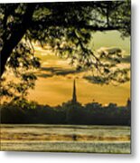 Evening Rays Over Fredericton Metal Print