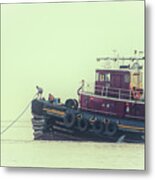 Extend The Tow Line Metal Print