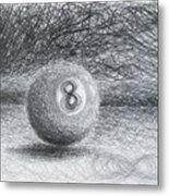 F. Eight Ball No. 2 Metal Print