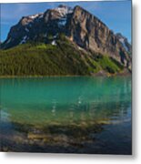 Fairview Mountain On Lake Louise Metal Print