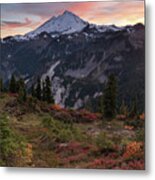 Fall At Mount Baker In The North Cascades Metal Print