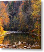 Fall Color Elk River Metal Print