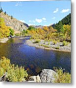 Fall Colors On The Poudre Metal Print