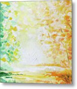 Fall Glow Metal Print