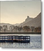 Fall Sugarloaf With Huff And Pier Metal Print