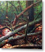 Fallen Oak Metal Print