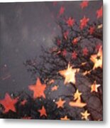 Falling Stars And I Wish.... Metal Print