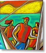 Family On Vacation Metal Print