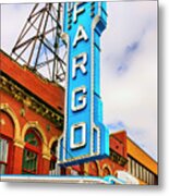 Fargo Theater Sign Metal Print