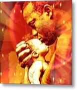 Father And Son Metal Print