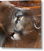 Feline Princess Metal Print