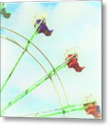 Ferris Wheel Metal Print