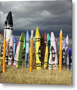 Festival Of The Crayons Metal Print