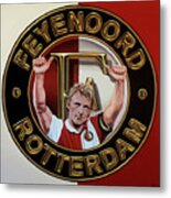 Feyenoord Rotterdam Painting Metal Print
