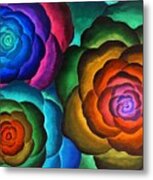 Fibonacci Flowers Metal Print