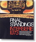 Final Standings 1973 Porsche Metal Print