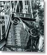 Fire Escape Stairs 4 Metal Print
