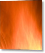 Fire Flames Abstract Background Metal Print