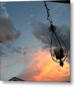 Fire In The Clouds Metal Print