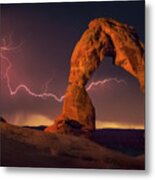 Fire In The Sky Metal Print