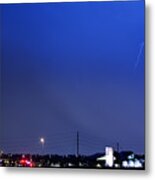 Fire Rescue Station 67  Lightning Thunderstorm 2 Metal Print