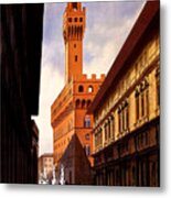 Firenze, Florence, Romantic City, Italy Metal Print