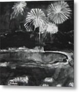 Fireworks At Eagle Nest Lake...0oohh..aahh.. Metal Print