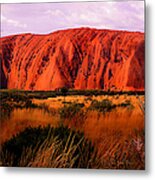 First Light - Uluru, Australia Metal Print
