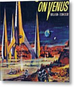 First Spaceship On Venus, Poster, 1962 Metal Print by Everett - Fine Art  America