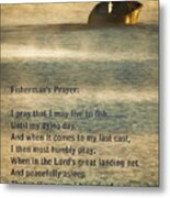 Fisherman's Prayer Metal Print