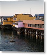 Fishermans Wharf Monterey Ca Metal Print