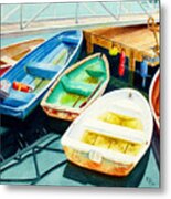 Fishing Boats Metal Print