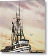 Fishing Vessel Yankee Boy Metal Print