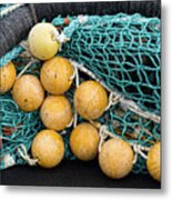 Fishnet Floats Metal Print