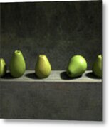 Five Pears Metal Print