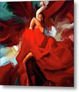 Flamenco Dance 7750 Metal Print