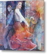 Flamenco Metal Print