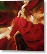 Flamenco Spanish Dance Painting 01 Metal Print