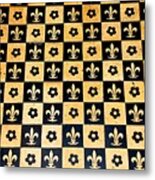 Fleur De Lis Floor Metal Print