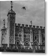 Flight From The Tower Metal Print