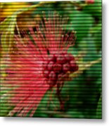 Floral Fan Metal Print