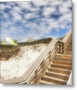 Florida Panhandle Sand Dunes Metal Print