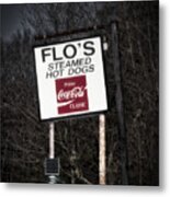 Flo's Hot Dogs - Cape Neddick - Maine Metal Print