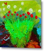 Flower Buds Detail From The Fairy Queen Metal Print