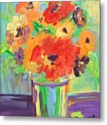 Flower Burst Metal Print