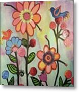 Flower Power Metal Print